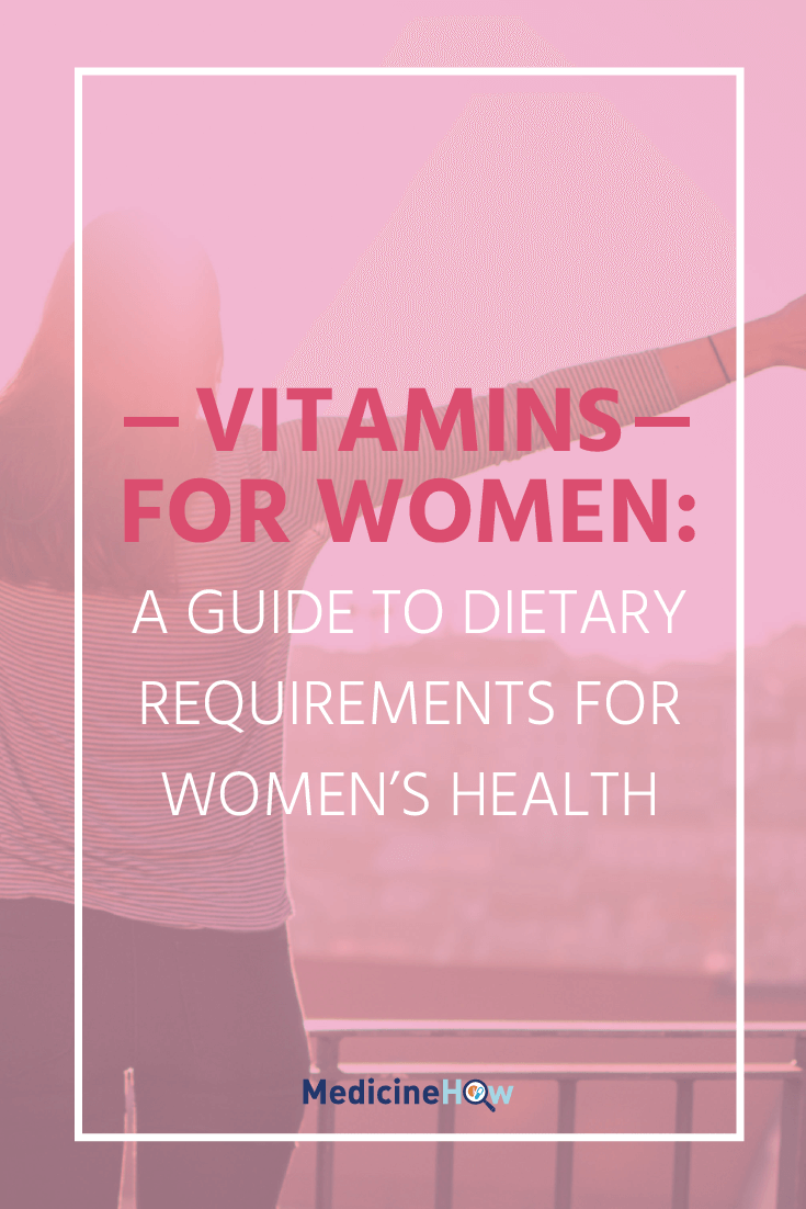 Not quite sure which vitamins you need the most of to feel the healthiest you can be? This is a complete guide to vitamins, specifically for women. Vitamins for women, pregnant women and breastfeeding women, it's all here. Free reference guide included!