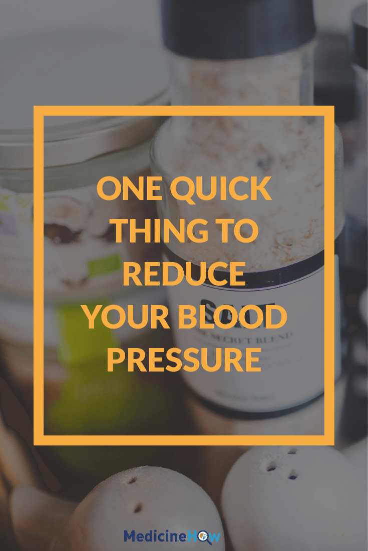 One Quick Thing to Reduce Your Blood Pressure