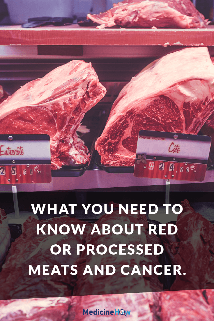 What you need to know about Red or Processed Meats and Cancer.