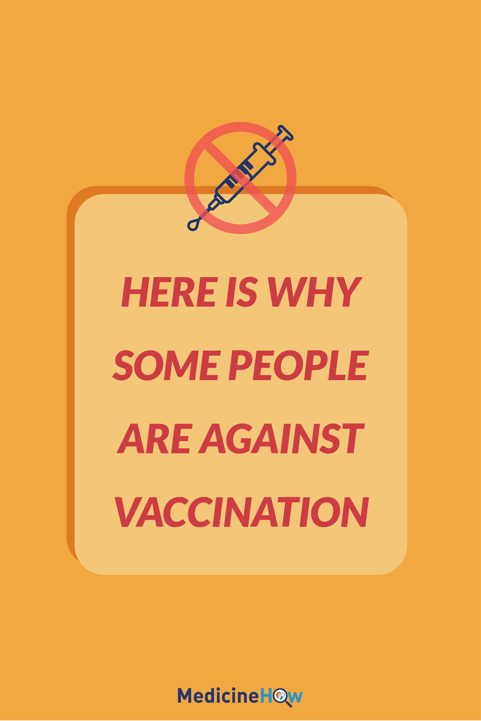 Here is why some people are against vaccination
