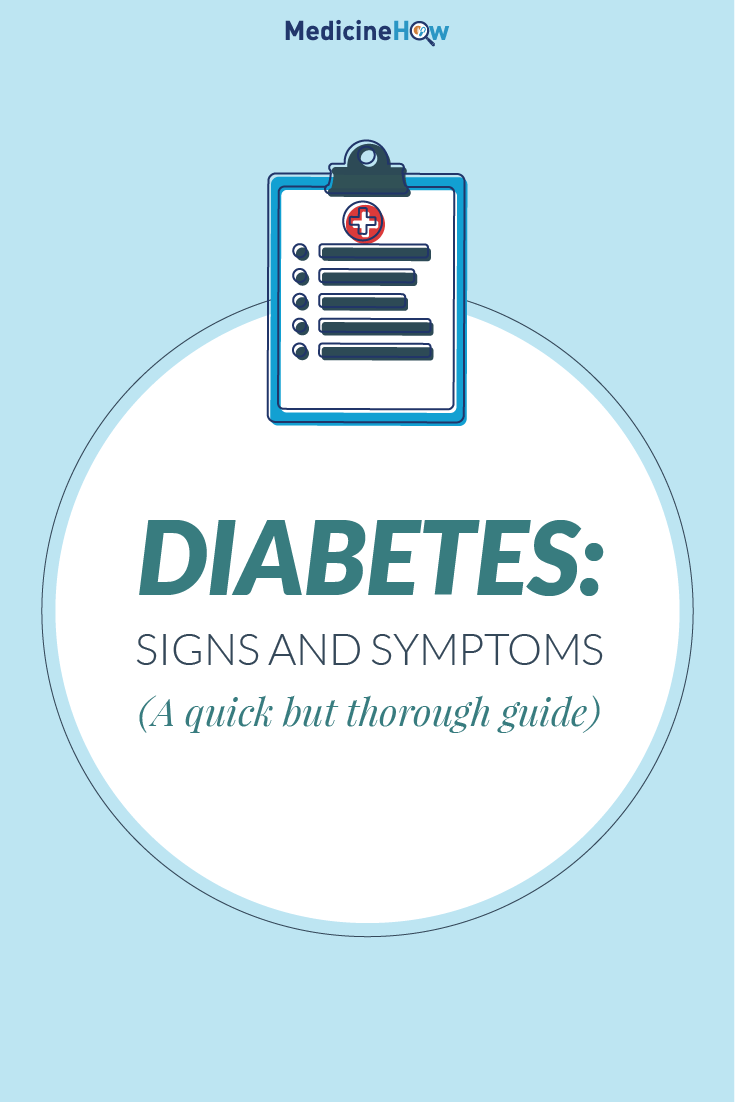 Diabetes: Signs and Symptoms (A quick but thorough guide)